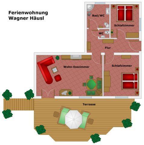 Wagner Haeusl Apartman Saalbach-Hinterglemm Szoba fotó